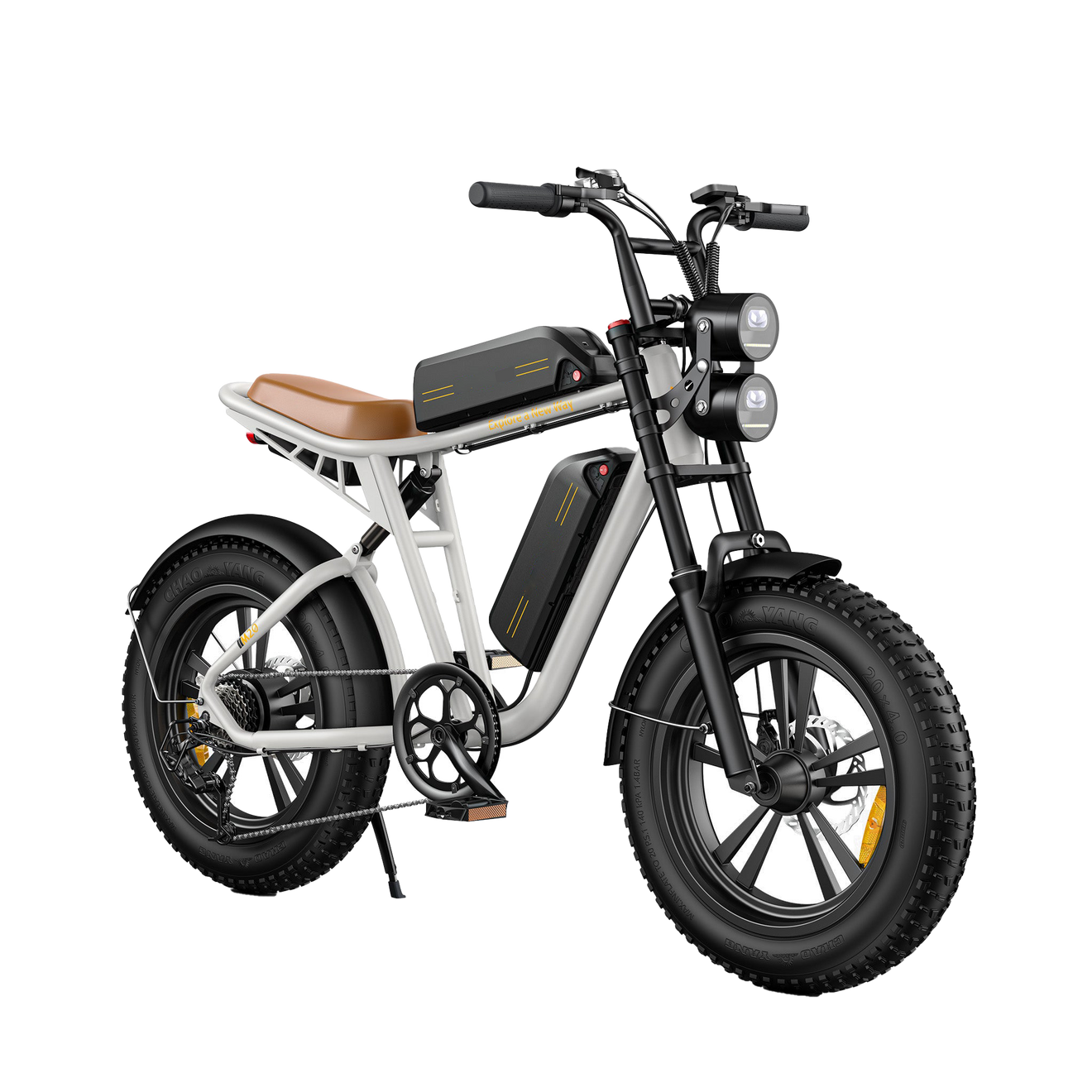 ENGWE M20 E-Bike im Motorrad-Stil